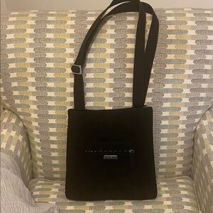 Black Quilted Crossbody Bag